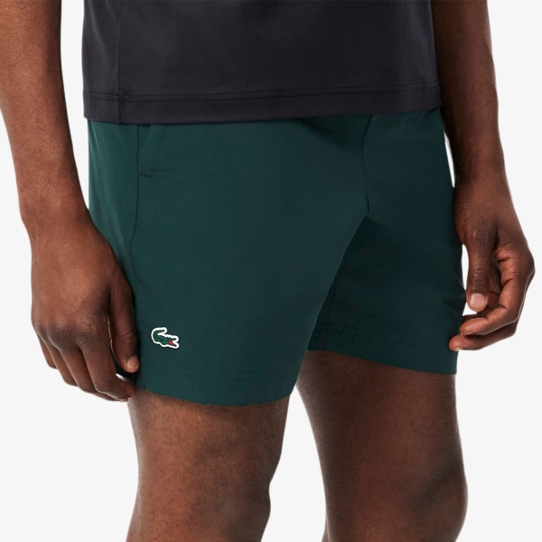 Men's Tennis Shorts Lacoste Reflective Accent Ultra Dry 7in Shorts  Vert GH6739YZP