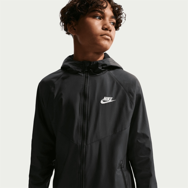 Nike Repel Jacket Junior - Black/White