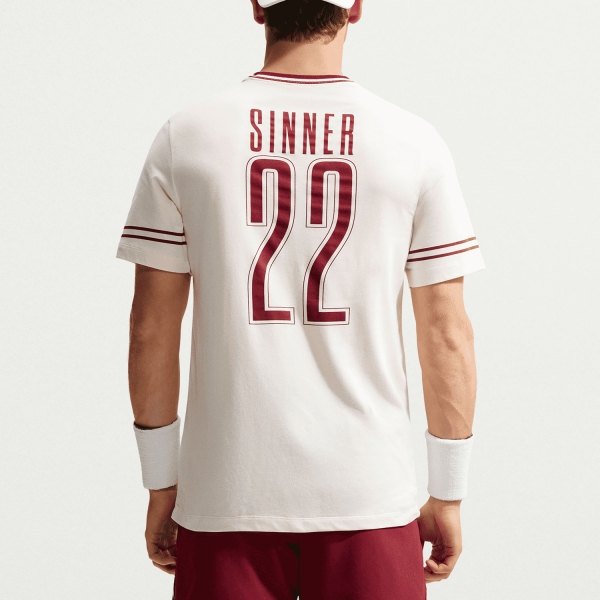 Nike Court Jannik Camiseta - Pale Ivory