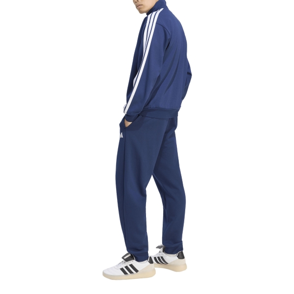 adidas 3 Stripes Logo Tracksuit - Team Navy Blue 2/White