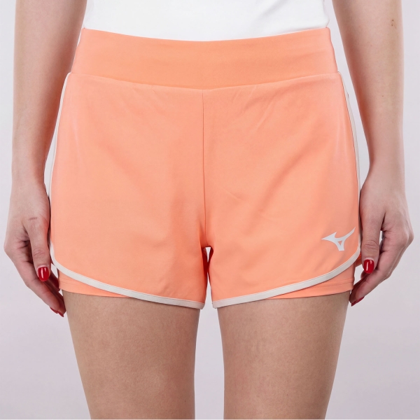 Faldas y Shorts Mizuno Flex Graphic 3in Shorts Flamingo Coral 62GBD21553