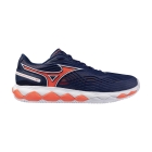 Mizuno Wave Enforce Tour 2 Clay - Beacon Blue/White/Lava Orange