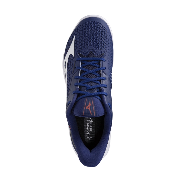 Mizuno Wave Exceed Tour 7 Clay - Beacon Blue/White/Lava Orange