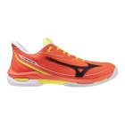 Mizuno Wave Exceed Tour 7 Padel - Lava Orange/Black Oyster/Yellow Jasper