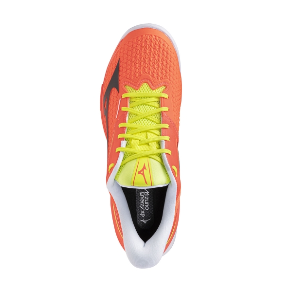 Mizuno Wave Exceed Tour 7 Padel - Lava Orange/Black Oyster/Yellow Jasper