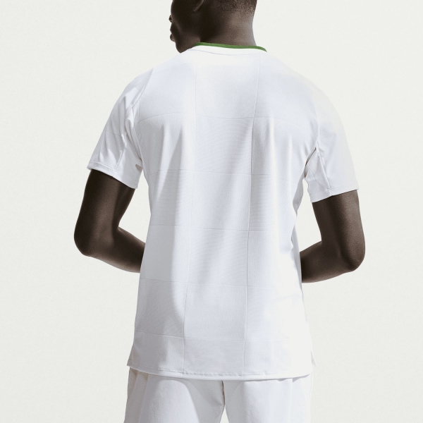 Nike Court Dri-FIT ADV Slam T-Shirt - White/Gorge Green