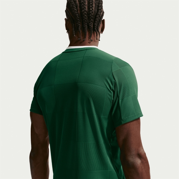 Nike Court Dri-FIT ADV Slam T-Shirt - Gorge Green/White