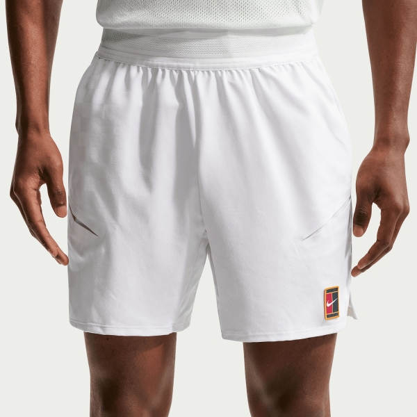 Pantaloncini Tennis Uomo Nike Court DriFIT Slam 6in Pantaloncini  White IB1043100