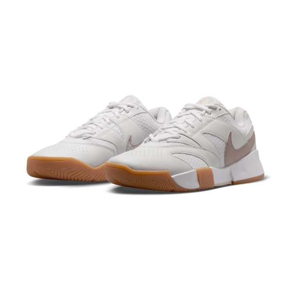 Nike Court Lite 4 HC - White/Light Orewood Brown/Summit White/Linen