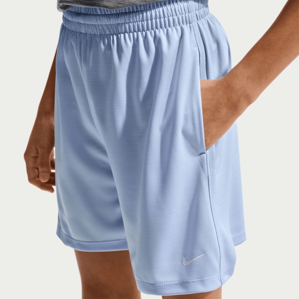 Nike Dri-FIT 5in Shorts Junior - Hydrogen Blue/Royal Pulse/Heather/White