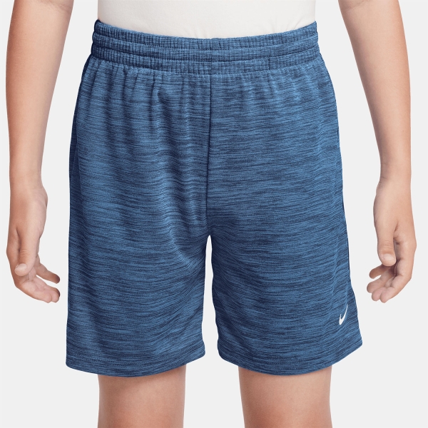 Tennis Shorts and Pants for Boys Nike DriFIT 5in Shorts Junior Midnight Navy/Football Blue/White HF9006414