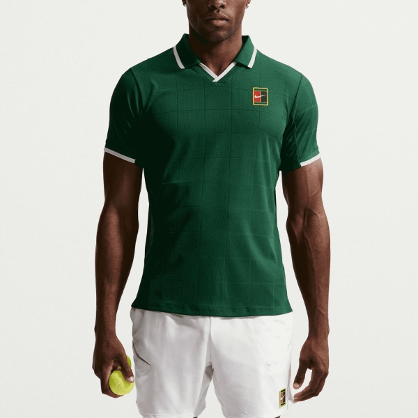 Men's Tennis Polo Nike Nike Court DriFIT ADV Slam Performance Polo  Gorge Green IB1024341
