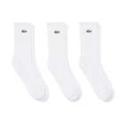Lacoste Crew x 3 Socks - Blanc