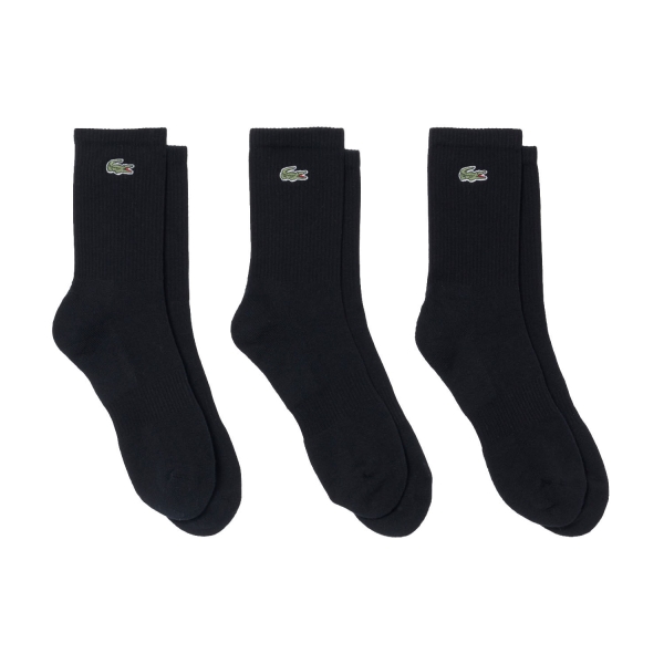 Calze Tennis Lacoste Crew x 3 Calze  Noir RA9192031