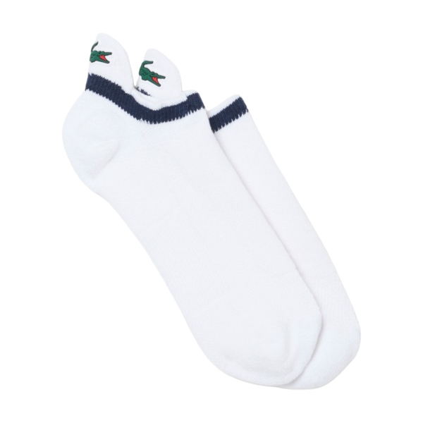 Calze Tennis Lacoste Performance Low Calze  Blanc/Bleu Marine RA9487522