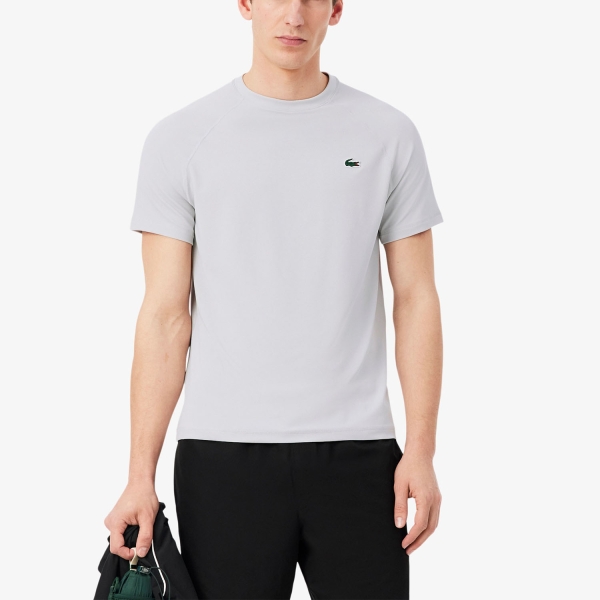 Men's Tennis Shirts Lacoste Ultra Dry Stretch TShirt  Gris TH017469X