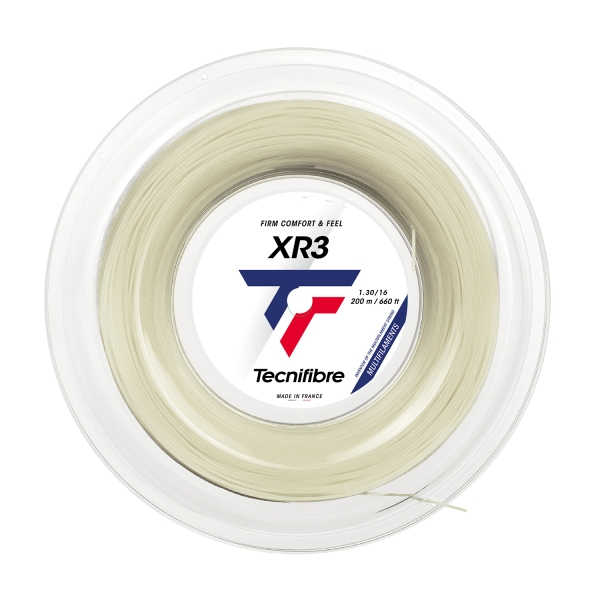 Corde Multifilamento Tecnifibre XR3 1.30 Matassa 200 m  Natural 01RXR330XN