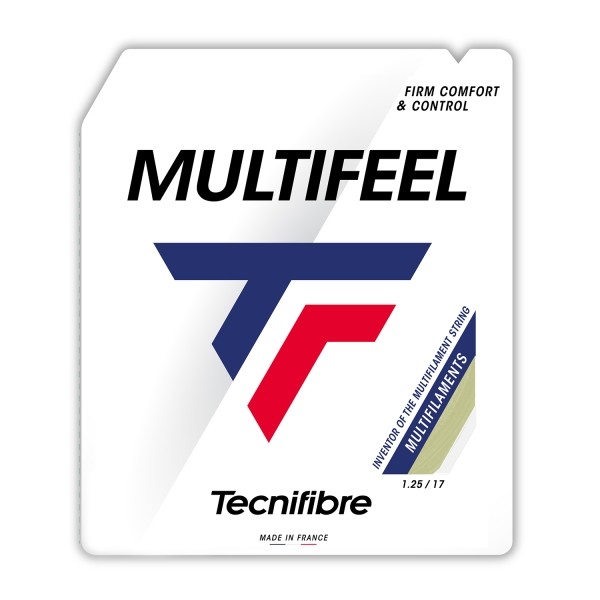 Corde Multifilamento Tecnifibre Multifeel 1.25 Set 12 m Natural 02GMU125XN