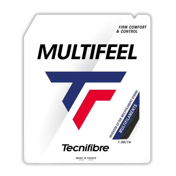 Corde Multifilamento Tecnifibre Multifeel 1.30 Set 12 m Black 02GMU130XB