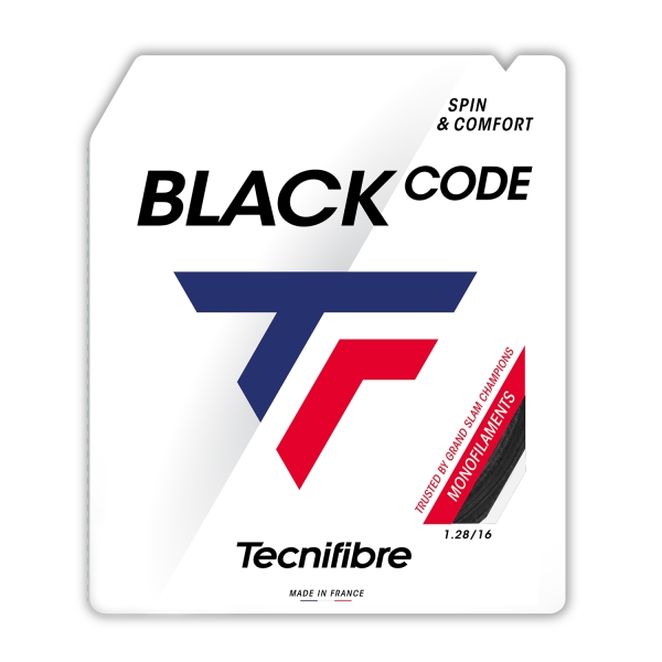 Corda Monofilamento Tecnifibre Black Code 1.28 Set 12 m Black 04GBL128XB