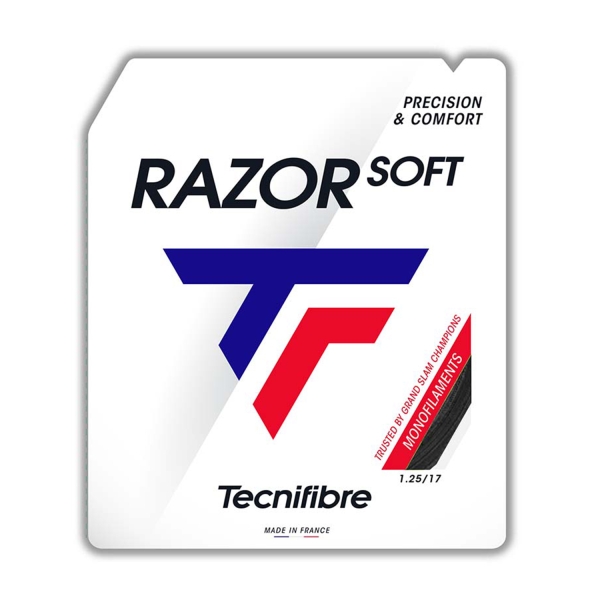 Monofilament String Tecnifibre Razor Soft 1.25 Set 12 m  Carbon 04GRAS125N