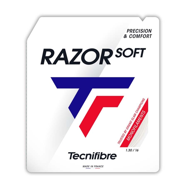 Monofilament String Tecnifibre Razor Soft 1.30 Set 12 m  White 04GRAS130W