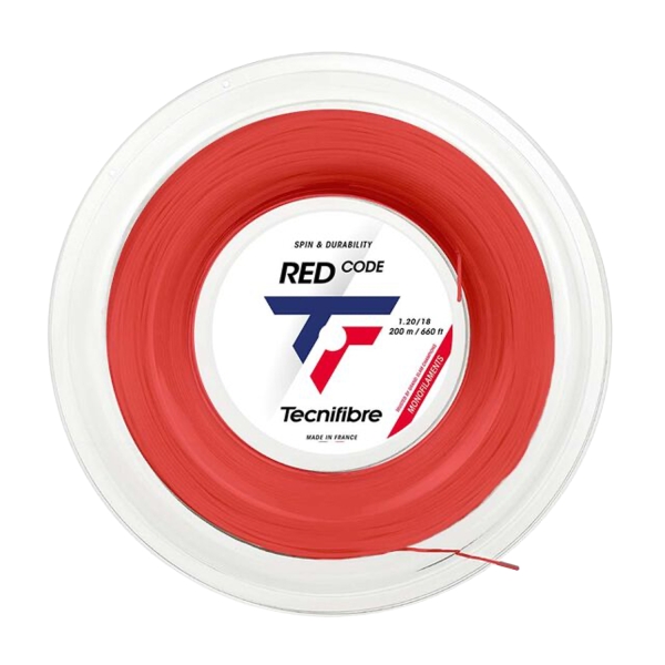Monofilament String Tecnifibre Red Code 1.20 200 m Reel  Red 04RRE120XR