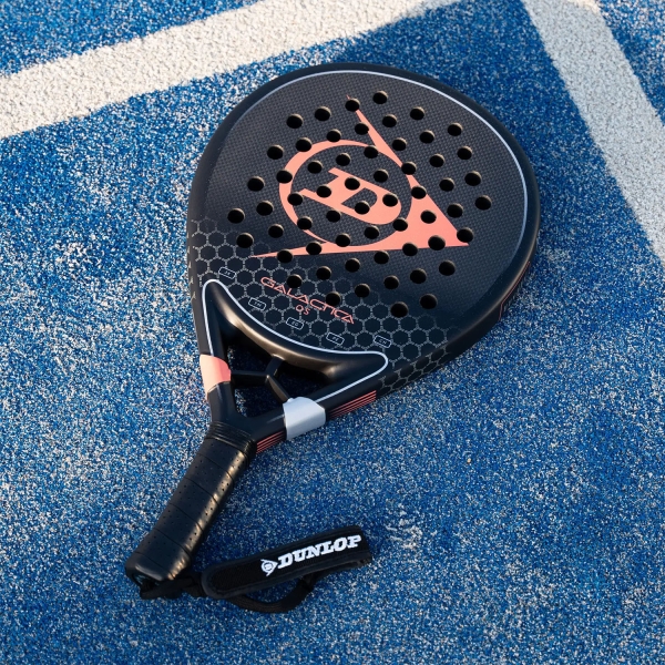 Dunlop GALACTICA OS Padel - Coral/Silver Foil