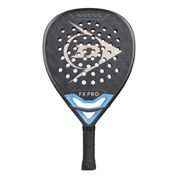 Dunlop FX Padel Racket Dunlop FX PRO Padel Neon Cyan/Rainbow Foil/Black/White 10370734