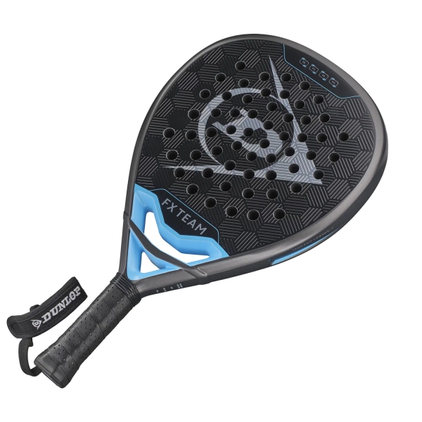 Dunlop FX TEAM Padel - Neon Cyan/Silver Foil/Black/White