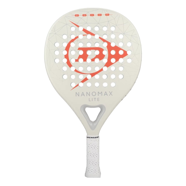 Racchetta Padel Dunlop NANOMAX Dunlop NANOMAX LITE Padel  Subtle Cream/Orange/Grey/White 10370740