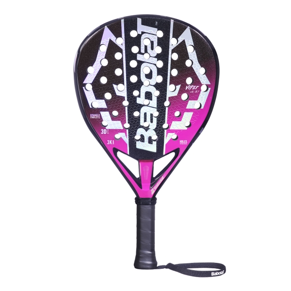 Babolat Viper Juan Lebrón 3.1 Padel - Black/Purple/Sky Blue
