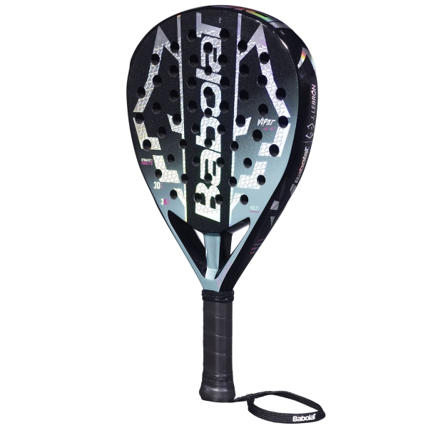 Babolat Viper Juan Lebrón 3.1 Padel - Black/Purple/Sky Blue
