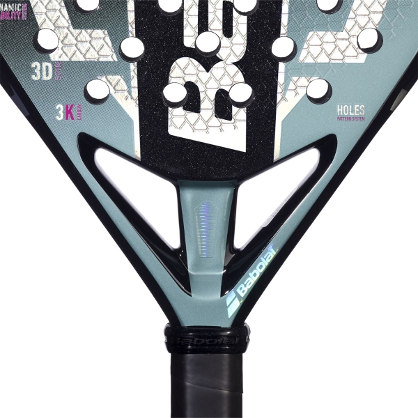 Babolat Viper Juan Lebrón 3.1 Padel - Black/Purple/Sky Blue