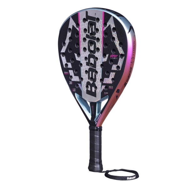 Babolat Viper Soft Juan Lebrón 3.1 Padel - Black/Purple/Sky Blue