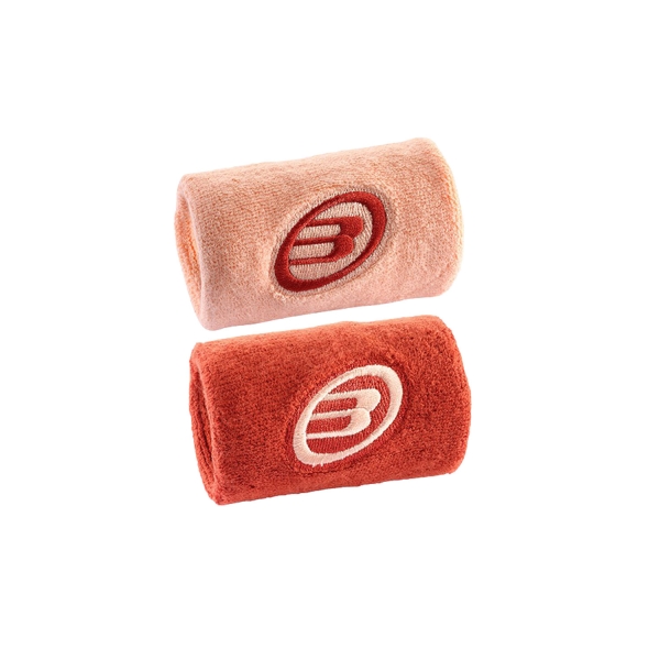Muñequeras Tenis Bullpadel Pro Munequeras Cortas  Naranja Pastel/Pomelo 493404045500