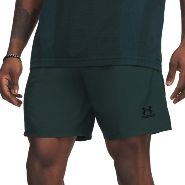 Pantaloncini Tennis Uomo Under Armour Tech 7in Pantaloncini  Arden Green/Black 60146390919
