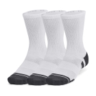 Under Armour Performance Tech Pro Crew x 3 Calcetines - White/Jet Gray