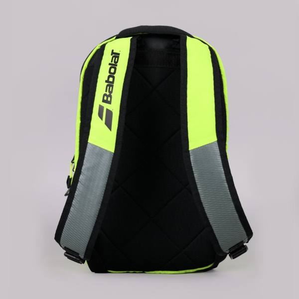 Babolat Court Backpack Junior - Metallic Grey/Black/Fluo Yellow