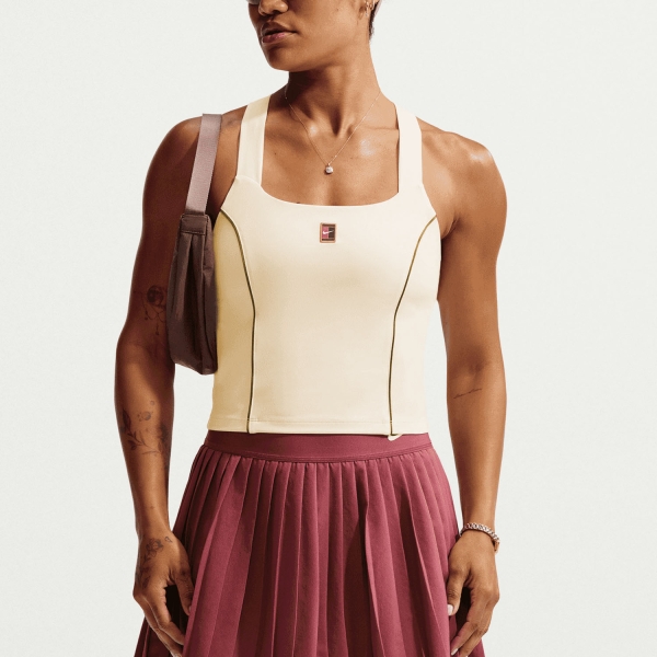 Women`s Tennis Tanks Nike Court DriFIT Tank Chalk IU1829102