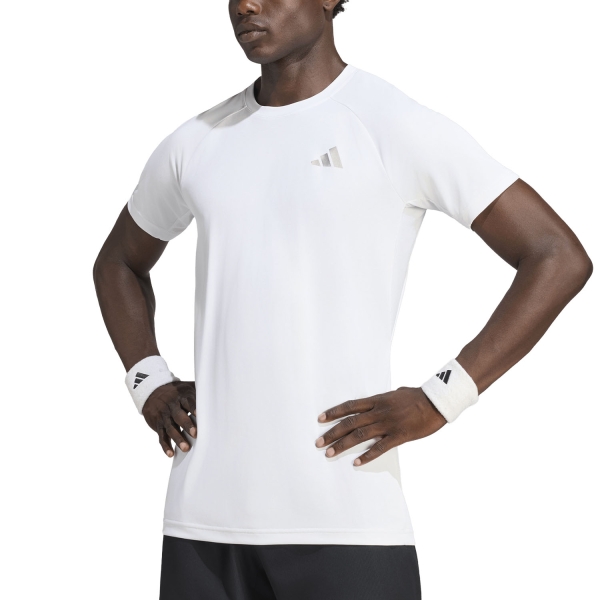 Camisetas de Tenis Hombre adidas CLIMACOOL+ Pro Freelift Camiseta White KR0486