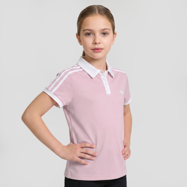 Top y Camisetas Niña adidas Classics CLIMACOOL Polo Nina Distilled Pink KX2087
