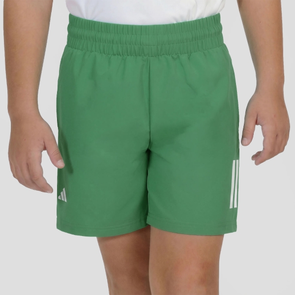 Tennis Shorts and Pants for Boys adidas Club 3 Stripes 5in Shorts Boy  Semi Court Green KQ7995