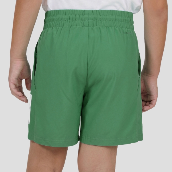 adidas Club 3 Stripes 5in Shorts Niño - Semi Court Green