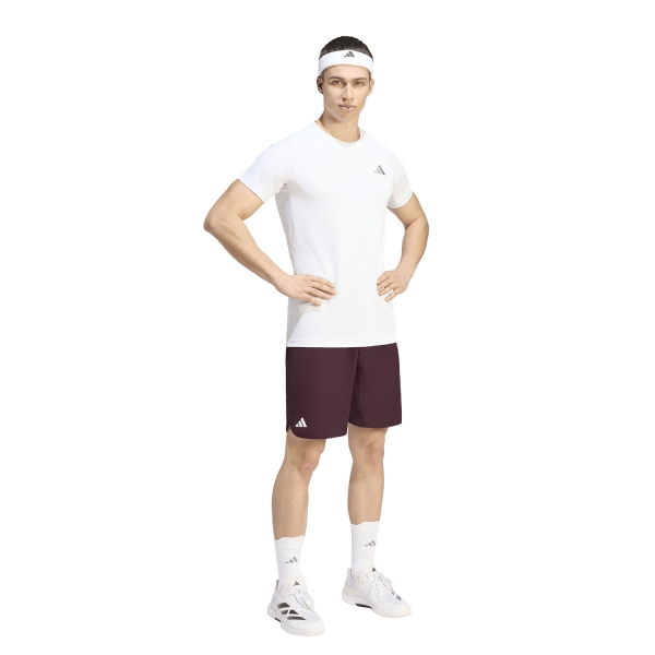 adidas Club CLIMACOOL 7in Pantaloncini - Maroon