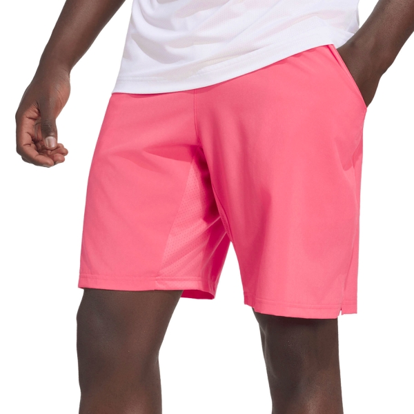 Pantalones Cortos Tenis Hombre adidas Club CLIMACOOL Logo 7in Shorts Pure Turbo KS8319