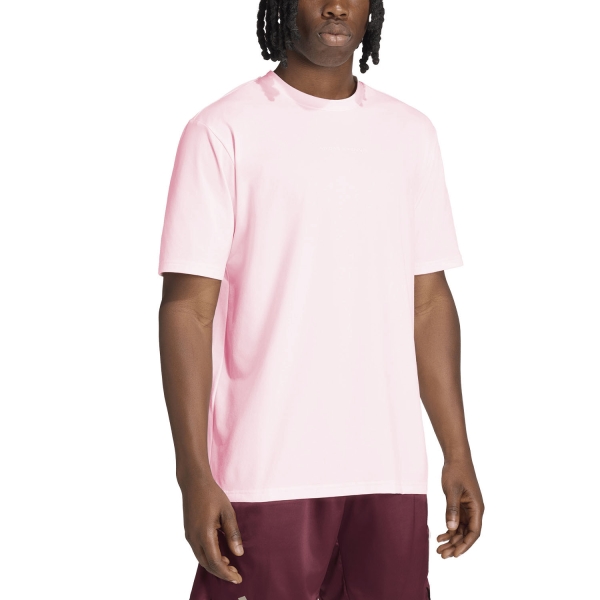 Men's Tennis Shirts adidas Culture TShirt  Distilled Pink KU6083