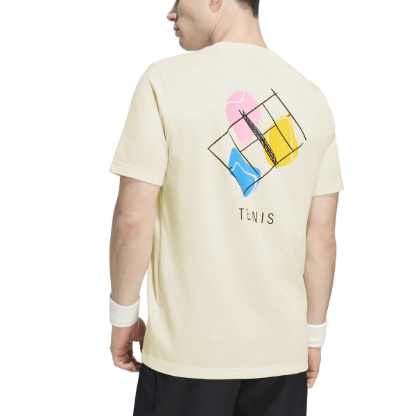 adidas NY Graphic T-Shirt - Cream White
