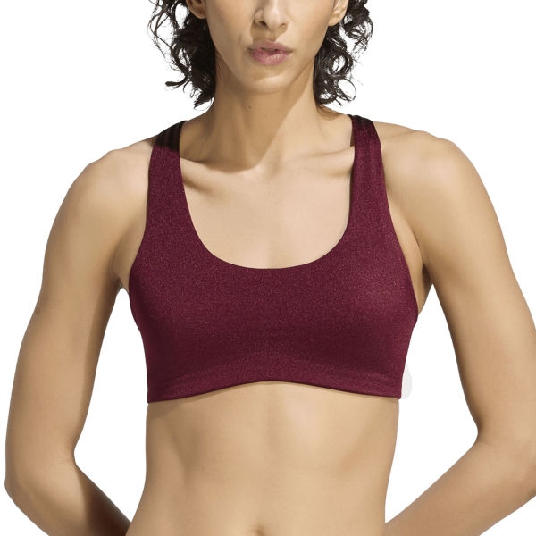 Bra e Intimo Donna adidas Optime Reggiseno Sportivo  Maroon KY8253