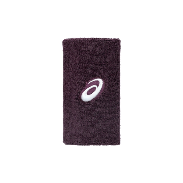 Tennis Wristbands ASICS Performance Large Wristbands  Dark Aubergine 3043A142500
